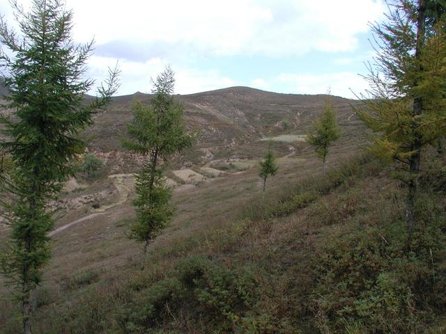 the view to the South from the point