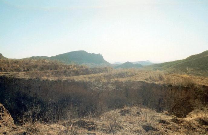 View South - 在汇交点向南方向望到的景观