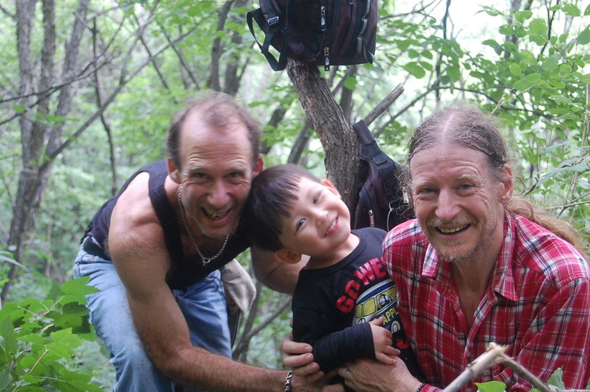 Very happy confluencers: Peter, Andy and Targ (left to right) 