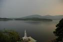 #10: A view of the "calm as a mirror: lake from the back of our guest house in the evening