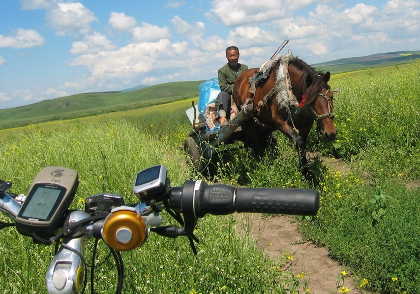 Farmer with Cart coming by