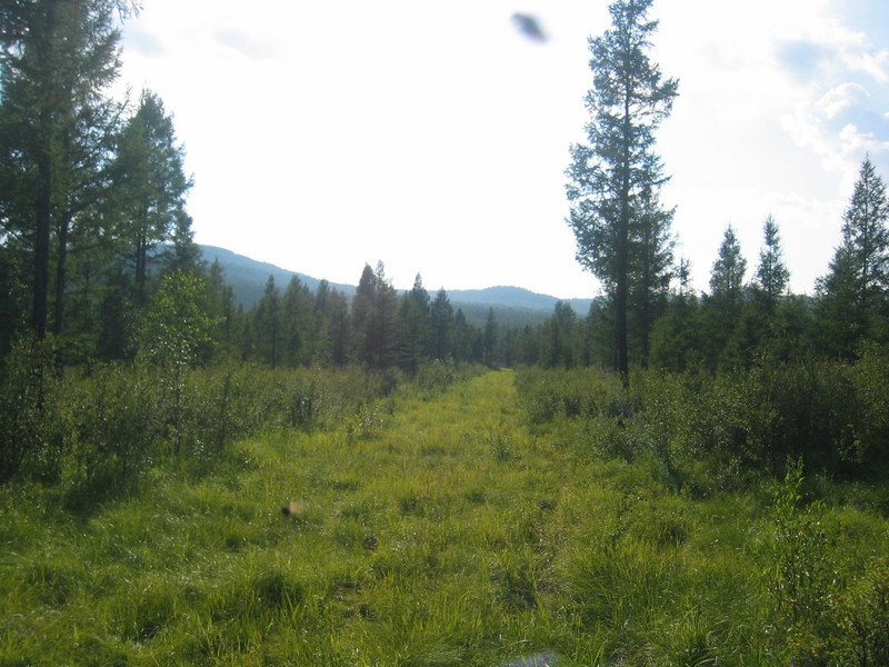 View towards the Confluence During the Hike