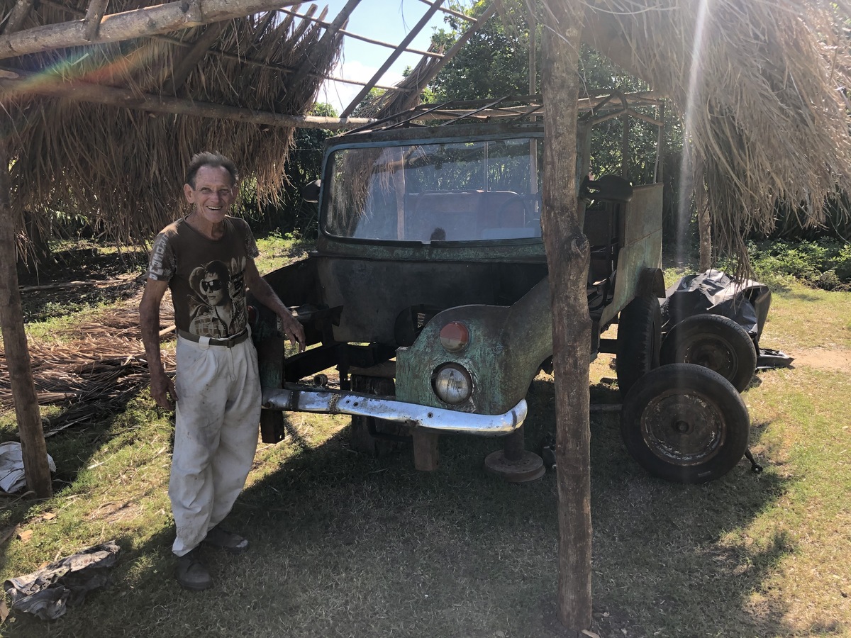 Repairing a very old car