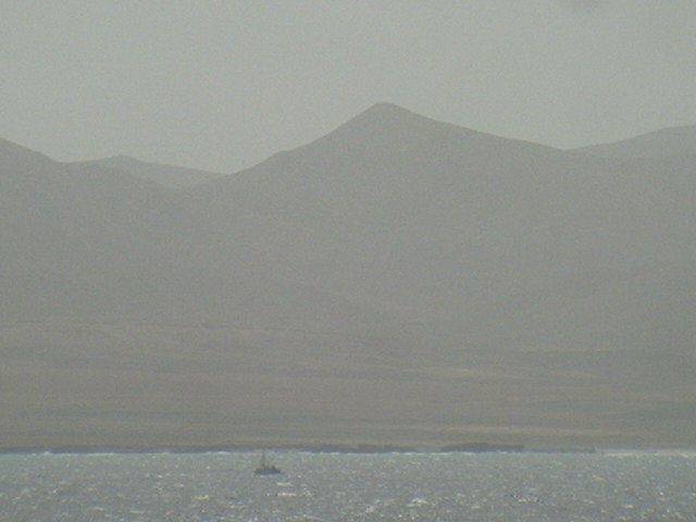 Monte Penoso, the highest elevation of Ilha do Maio