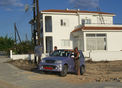 #4: Margit & Herbert with the car parked on the CP