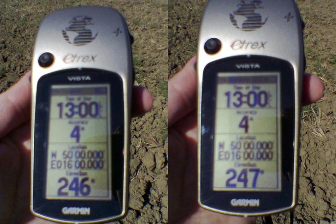 GPS readings