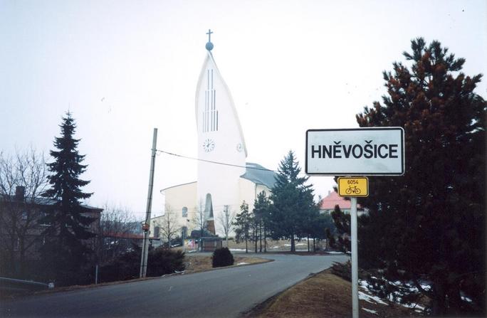 Hněvošice - kostel Krista Dobrého Pastýře (Christ the Good Shepherd church)