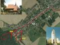 #9: My track on the aerial photo of Hněvošice (© http://www.hnevosice.cz/)