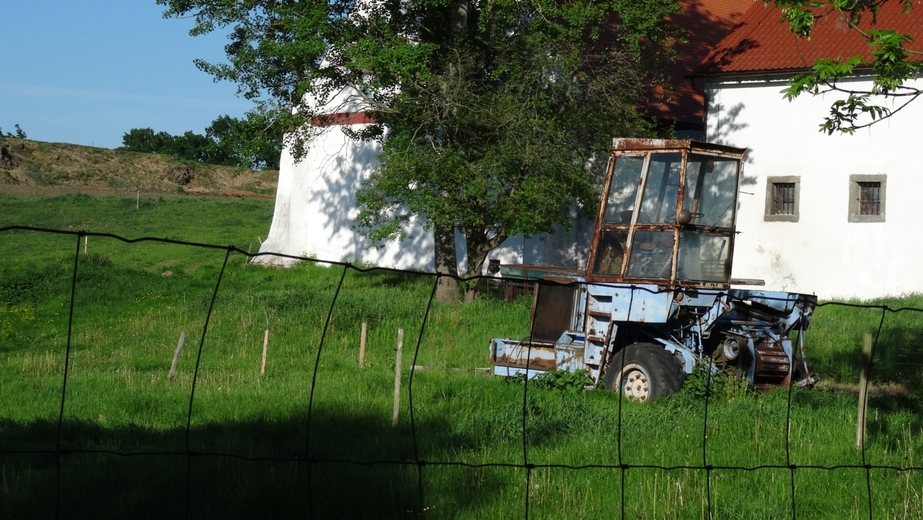 Abandoned agricultural machine