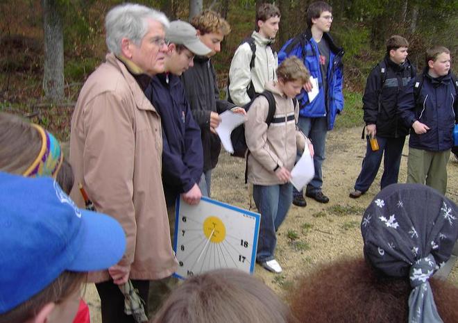 Selfmade sundials are presented