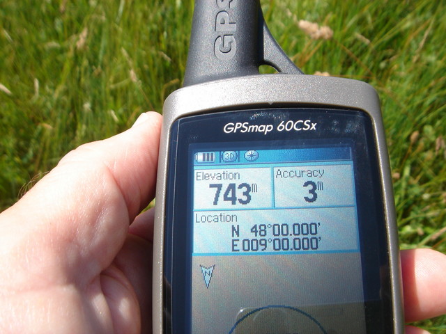 GPS reading