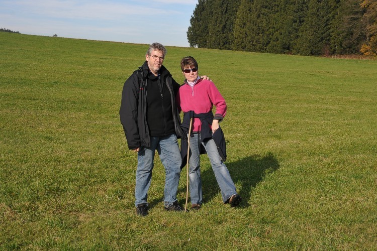 Ulrich and Ulrike at the confluence