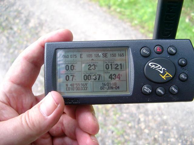 GPS reading