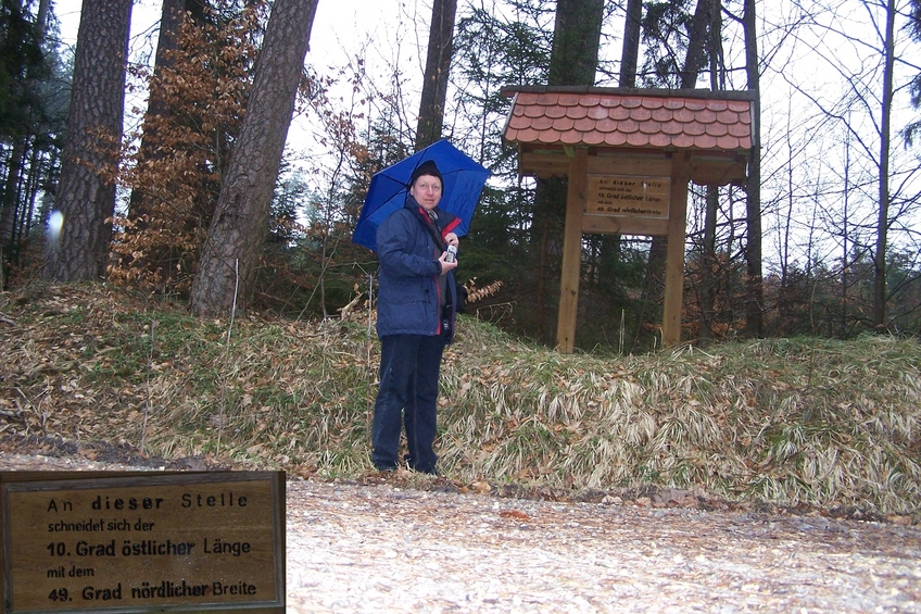 At the confluence information board (view towards N, ca. 150 m away from the CP)