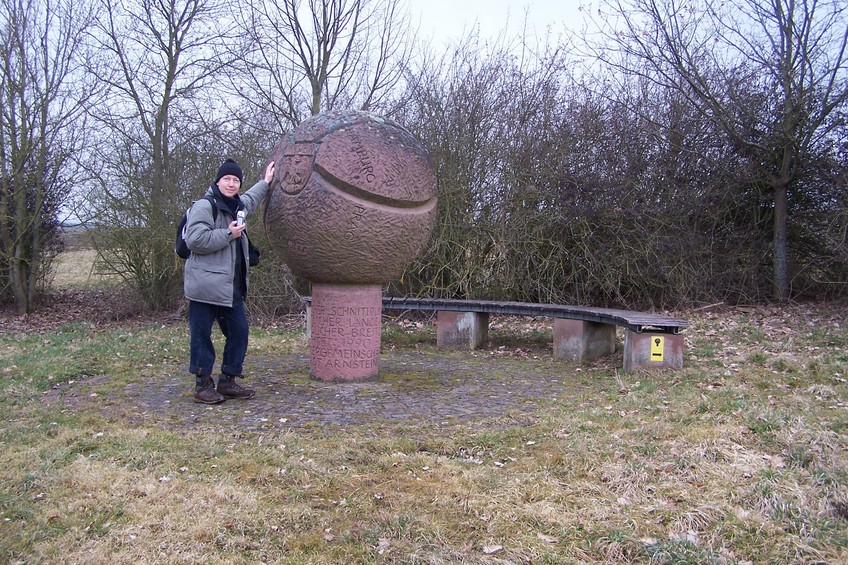 At the confluence monument