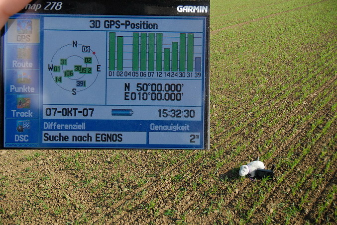 The GPS receiver / Der GPS Empfänger