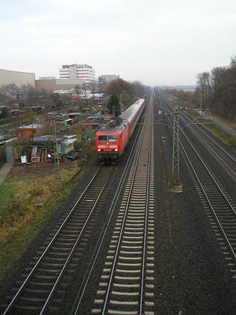 Train passing