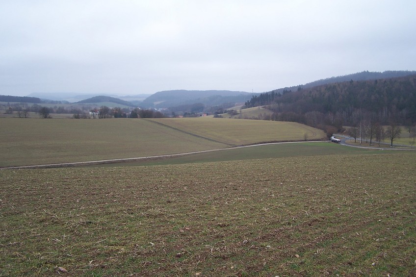 General view of the confluence (towards N)