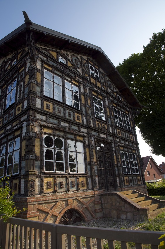 "Karl Junker Haus", in the town of Lemgo, not far from the confluence point