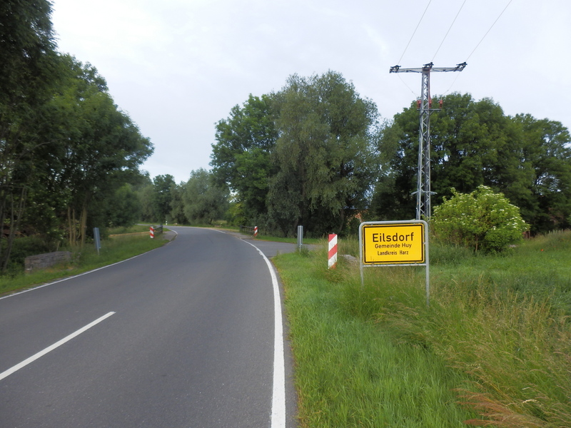 Entrance to the village Eilsdorf