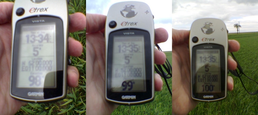 GPS readings