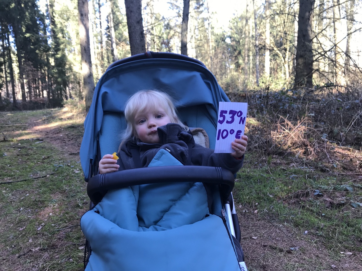 The youngest confluence visitor.