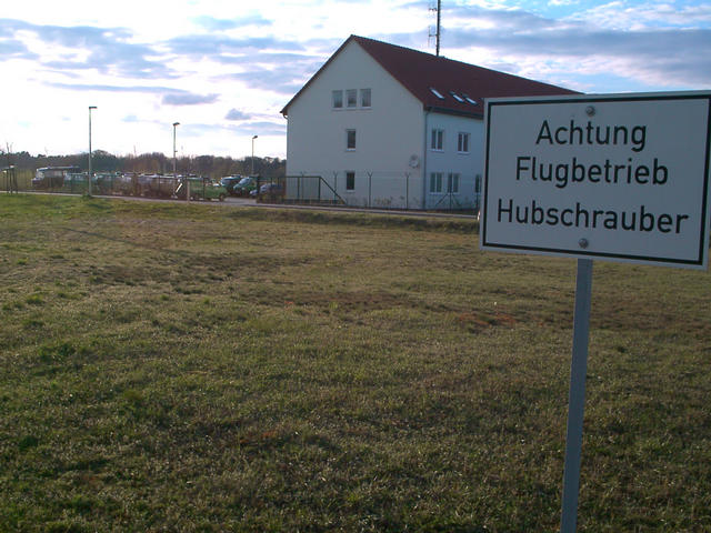 Heliport next to the confluence