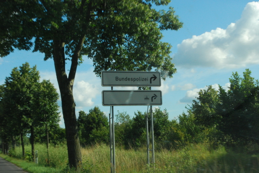 Sign Bundespolizei (Federal Police)