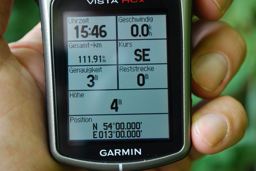 Coordinates of the CP 54N-13E