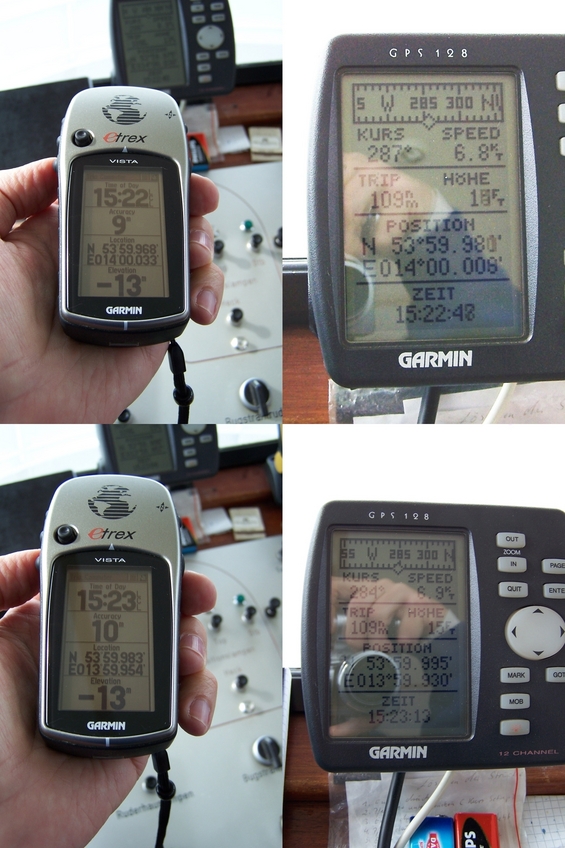 GPS readings