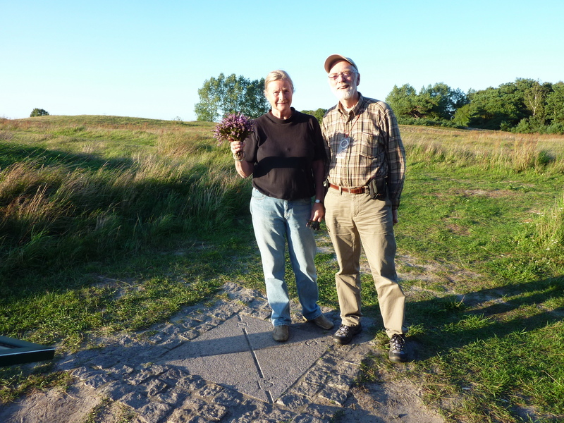 The wife and myself at the confluence point