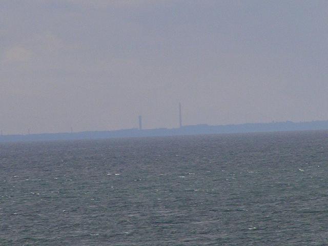 Chimneys of the power station of Kalundborg