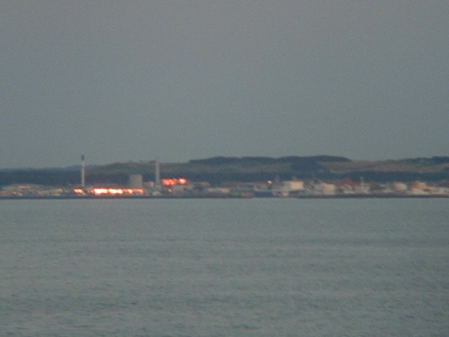 Hirtshals, shot through marine binoculars