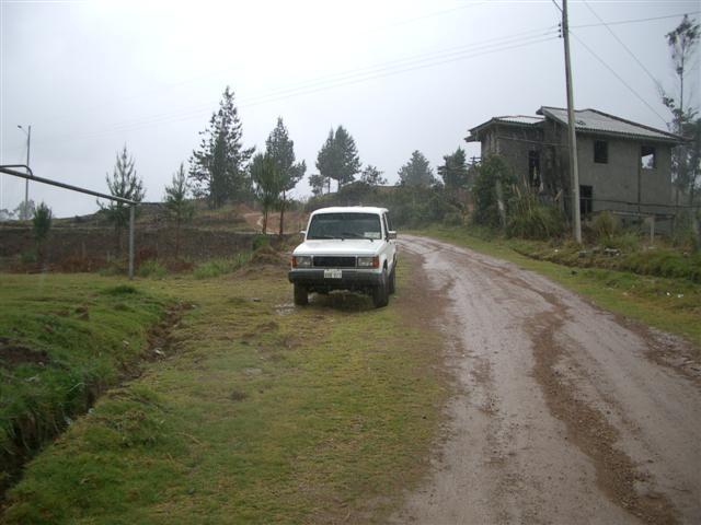 Our car at the confluence