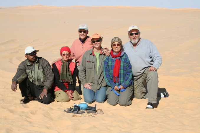 Mahmūd, Heidi, Mike, Catherine, Joan, Frank