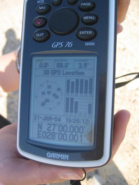 GPS reading 1