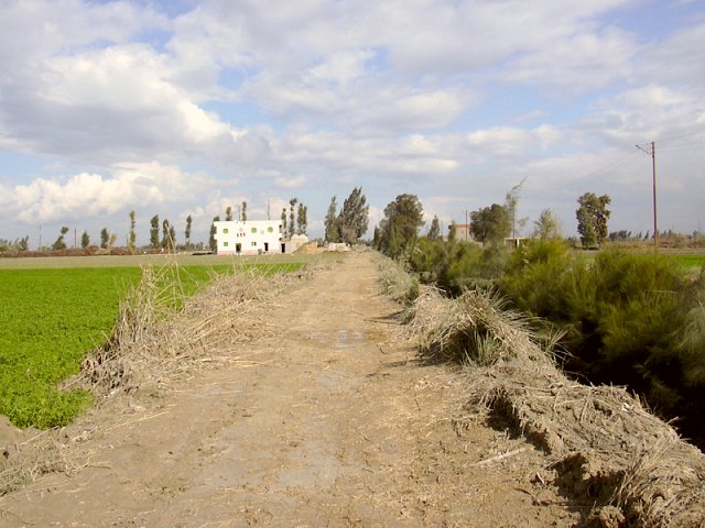 To the NE: The farmer's house