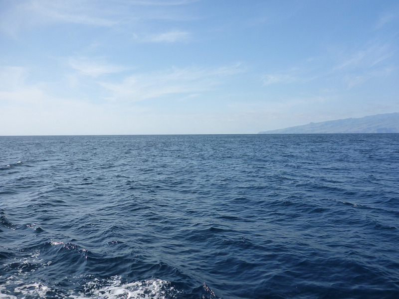 Looking west with La Gomera partly in the picture