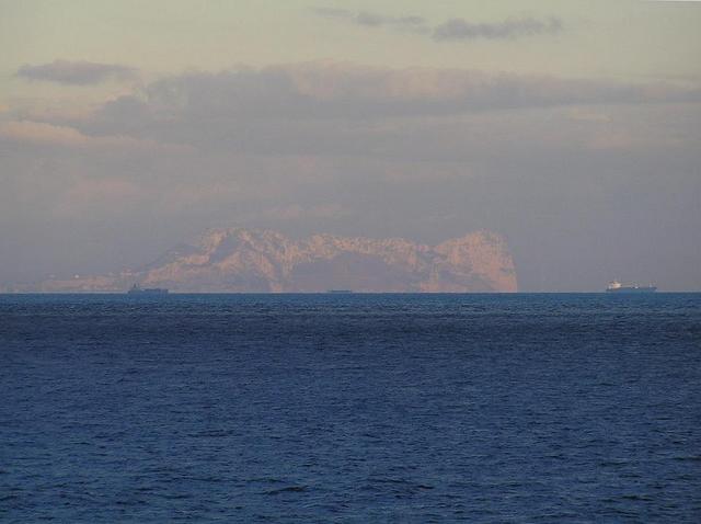 View towards WNW and Gibraltar from the confluence