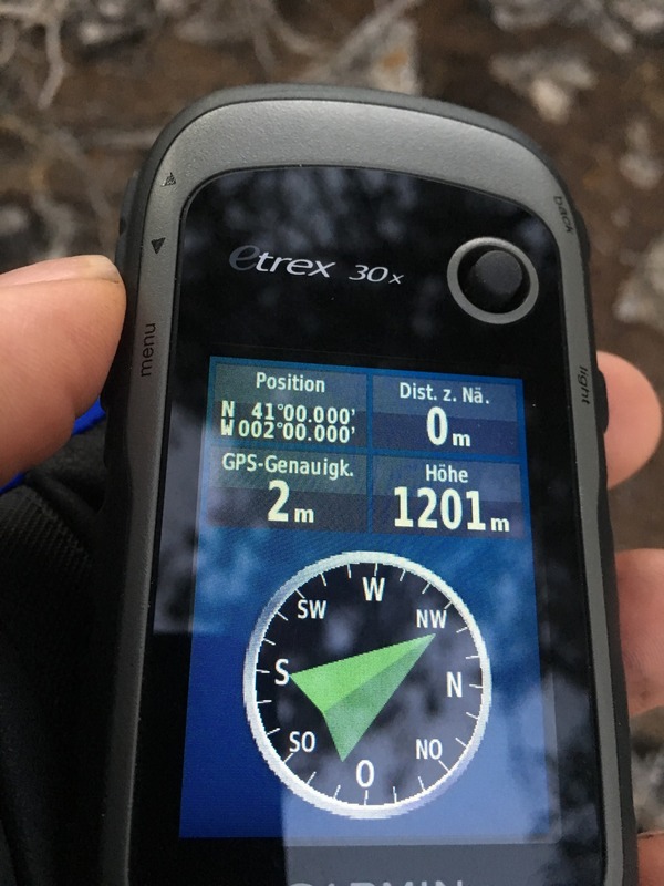 GPS reading