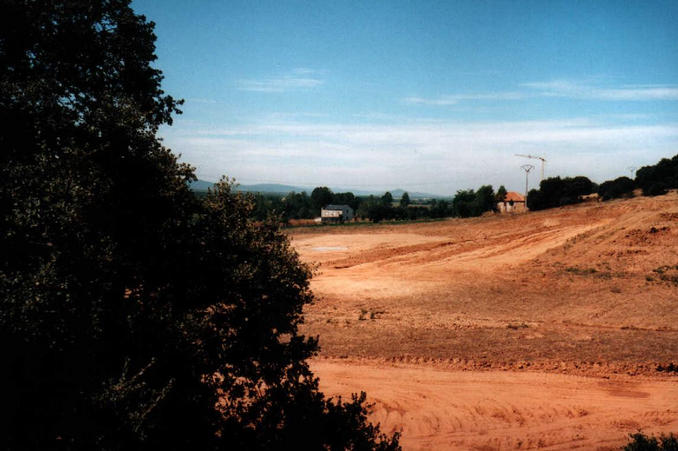 View west, as seen from the spot.