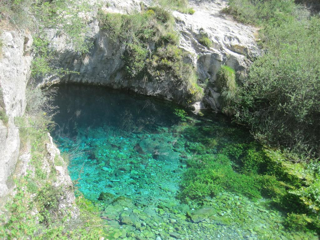 karst spring "pozo azul"