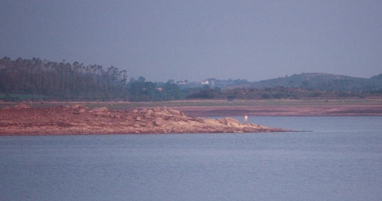 Confluence at the tip of the cape as seen from SW. I am just leaving the place.