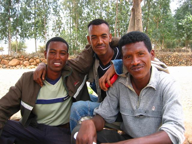 Water engineer and his assistants who helped me