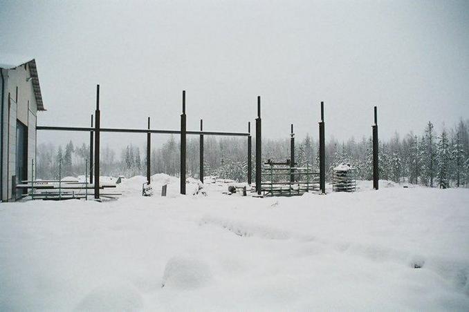 Unfinished building (South-East view)