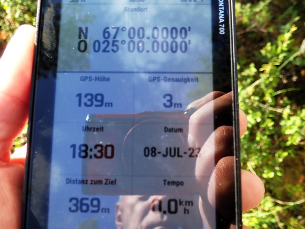 GPS + Galileo Position / Zwei Geosystem Position