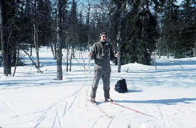 Pertti Harju at the confluence seen form east