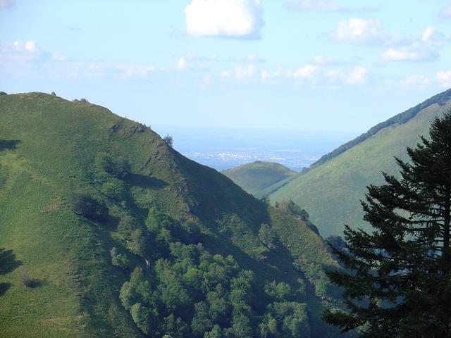 View of Tarbes in the distance to the Northeast