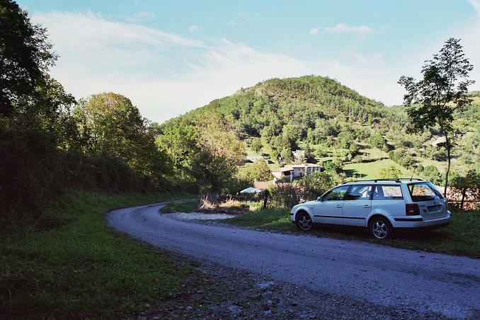 car park 550 m east of the CP