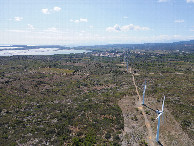 #10: View South, from 120m above the point